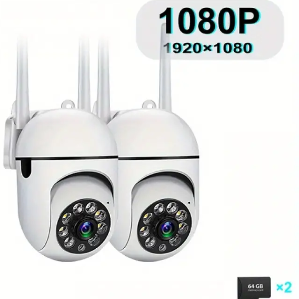 1080P HD WiFi Security Camera - 5G, 4.0X Zoom, Smart Human Detection & Night Vision, USB Powered, No Battery Required